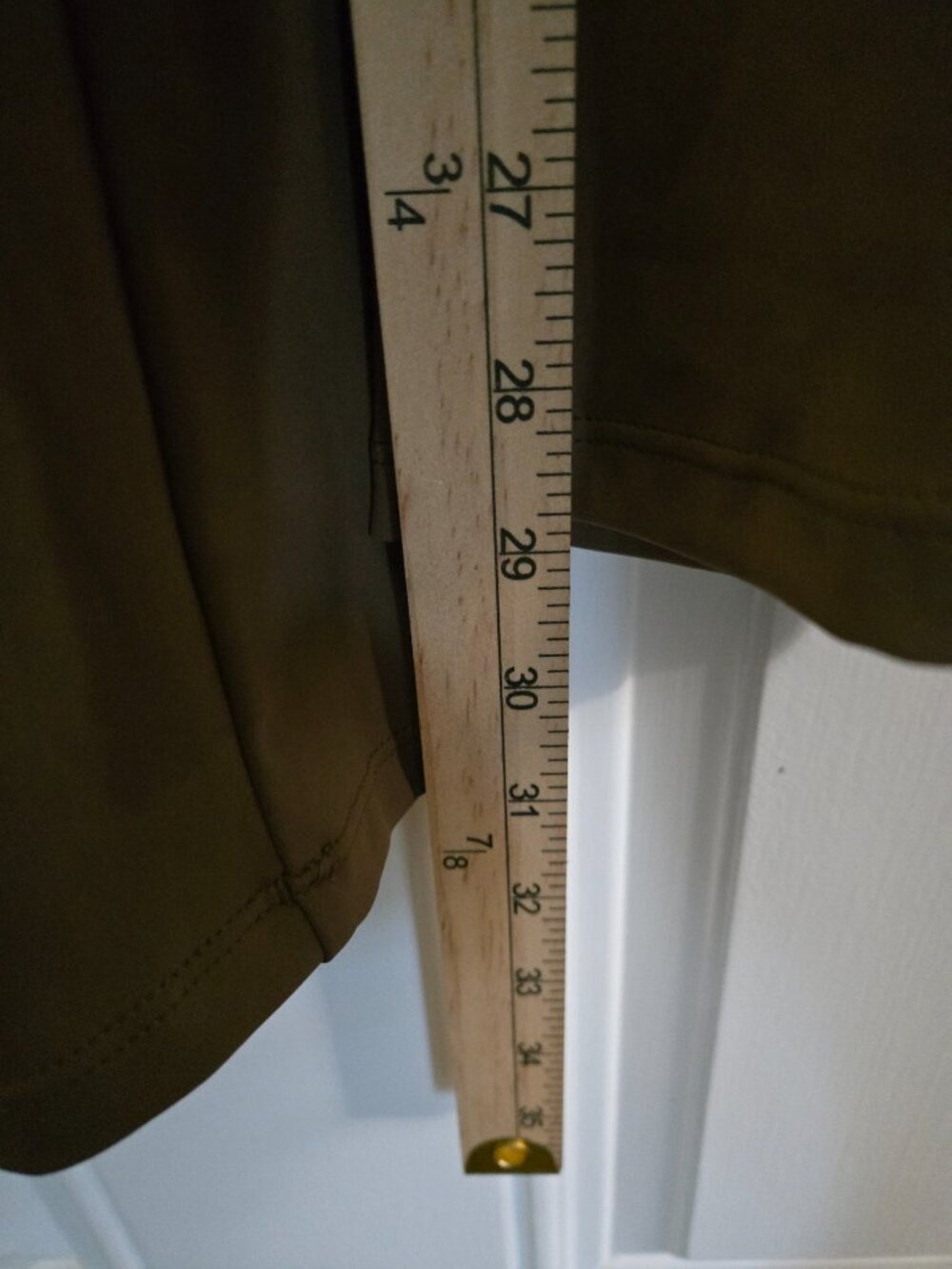 NWT Halara XL Tall Brown High Rise Wide Leg Travel Pants Zip Pockets - Picture 10 of 10